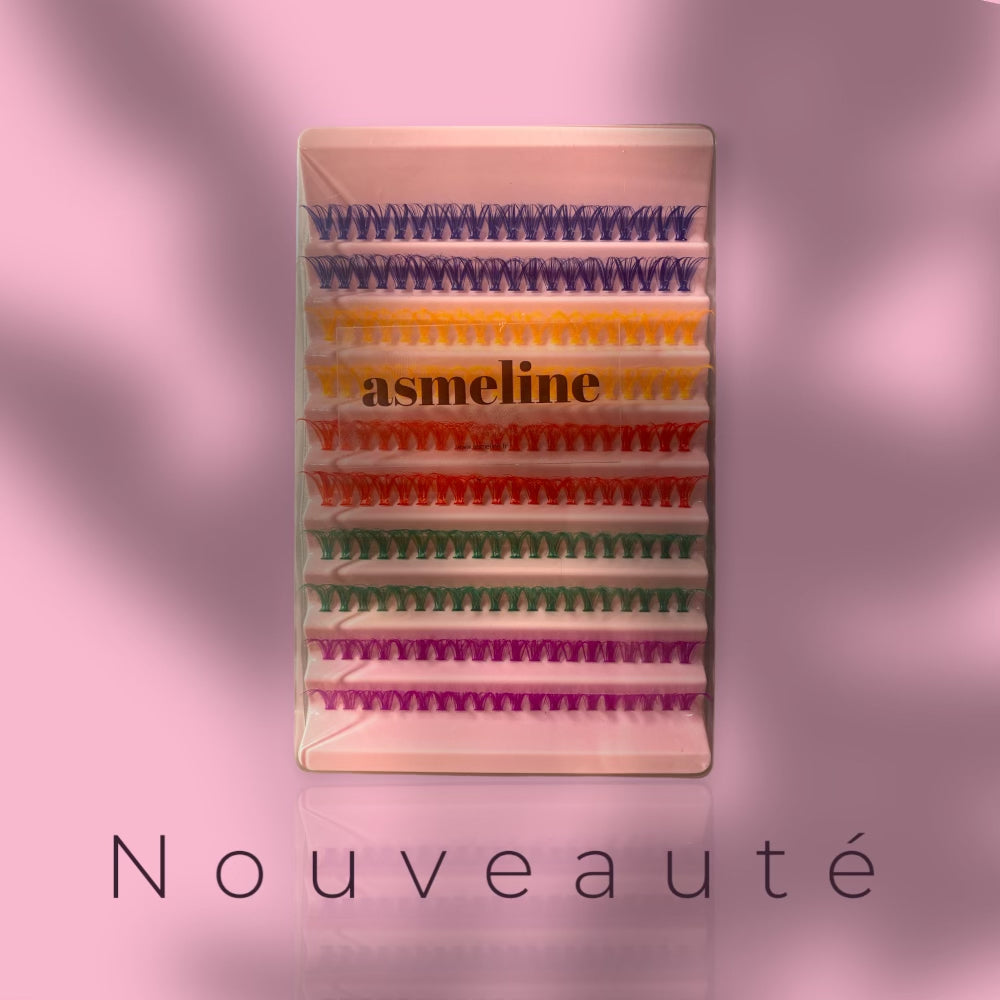 Cils de couleurs