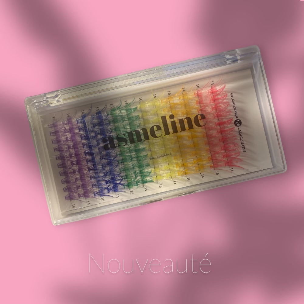 Cils de couleurs